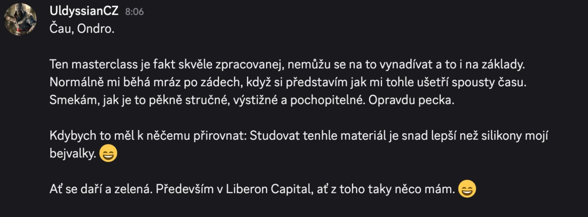 Recenze na Ondřeje Koběrského – OK Akademie 20